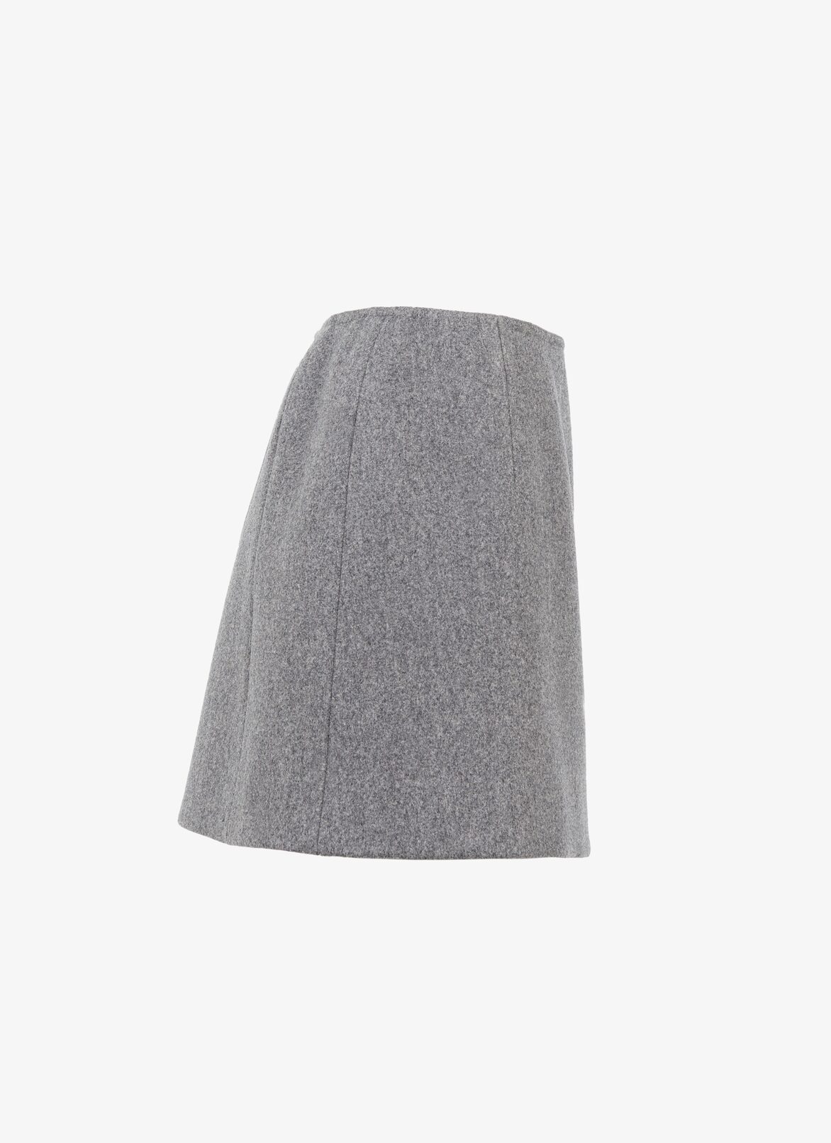 MINI SKIRT DRAP VIF GREY ALAÏA GRAY MINI SKIRT DRAP VIF GREY